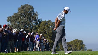 Next Story Image: Tiger Woods withdraws at Torrey Pines with back injury